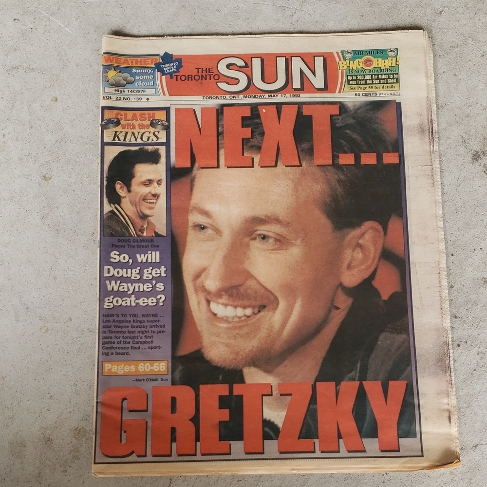 Vintage Rare Collectible News Paper
